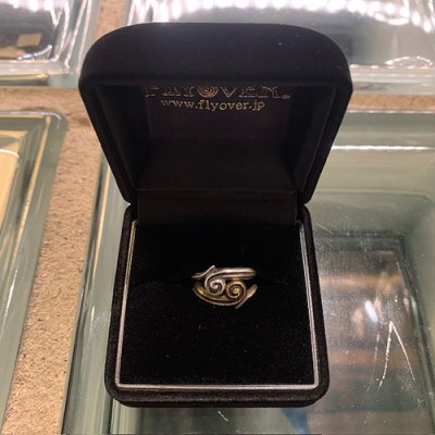 画像2: {FLYOVER} Creation W-Ring Free size ring