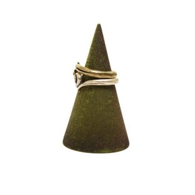 画像5: {FLYOVER} Creation W-Ring Free size ring