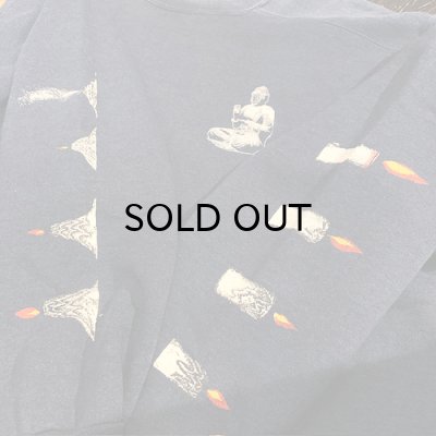 画像3: {ら} "satoshi ito" used sweat(NAVY)