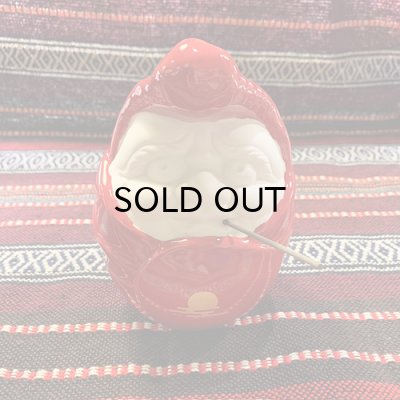 画像1: {九九谷} ツッパリダルマ　お香立て