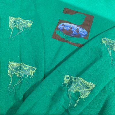 画像3: {ら} "satoshi ito" used sweat(GREEN)