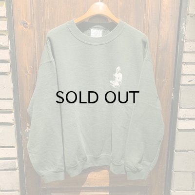 画像1: {ら} "satoshi ito" used sweat(M.GREEN)