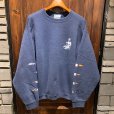 画像1: {ら} "satoshi ito" used sweat(NAVY) (1)