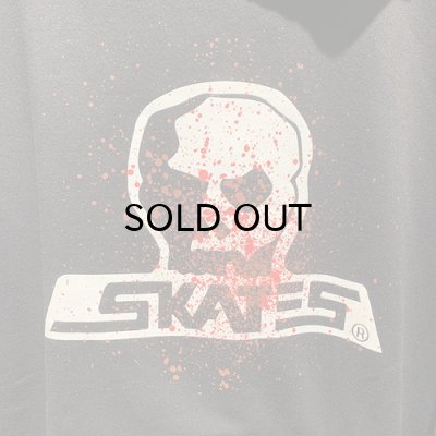 画像3: {SKULL SKATES} "GIVE BLOOD" LOGO HOOD SWEAT / BLACK