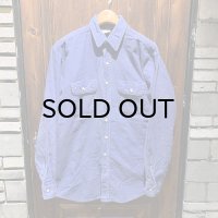 {SHUNSUKE}  used nel shirts(BLUE)
