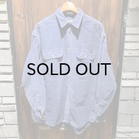 {SHUNSUKE}  used nel shirts(NAVY)
