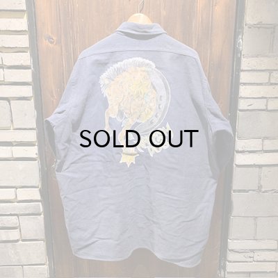 画像2: {SHUNSUKE}  used nel shirts(NAVY)