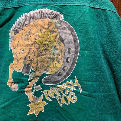 画像3: {SHUNSUKE}  used nel shirts(GREEN)