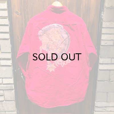 画像2: {SHUNSUKE}  used nel shirts(RED)