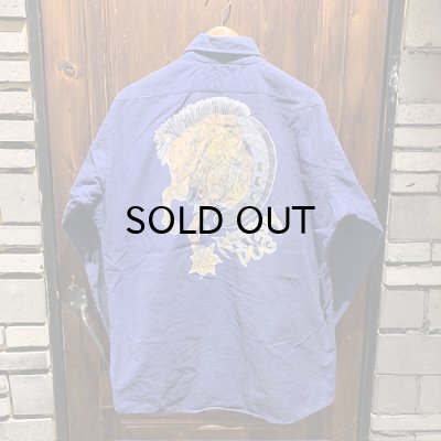 画像2: {SHUNSUKE}  used nel shirts(BLUE)