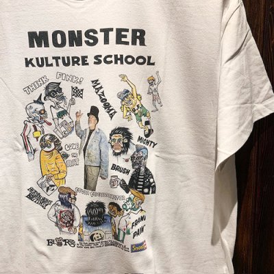 画像2: {SNOID} "MONSTER KULTURE SCHOOL" F/C T-shirts 