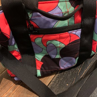 画像3: {ROLLING CRADLE x KiU} COLORFUL NA OMOCHI MINI BOSTON POUCH