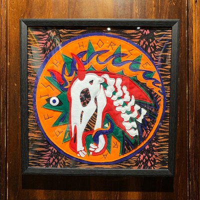 画像1: {NO MAD NUMSKULL} "RAFFISH HORSE" FELT WAPPEN 03(額付)