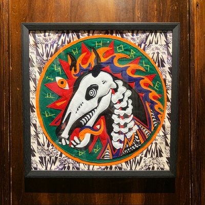 画像1: {NO MAD NUMSKULL} "RAFFISH HORSE" FELT WAPPEN 04(額付)