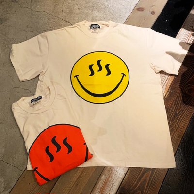 画像1: {NO MAD NUMSKULL} "♨︎" S/S T-SHIRTS(NATURAL)