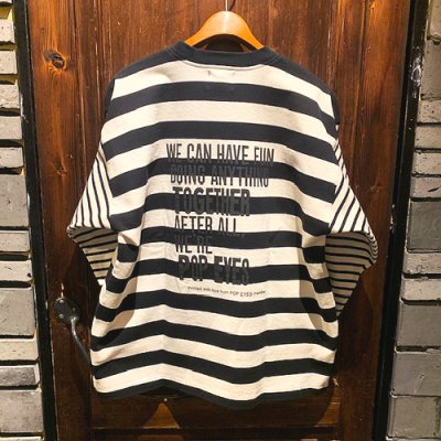 画像2: {POP EYES} CRAZY BORDER Tee LS
