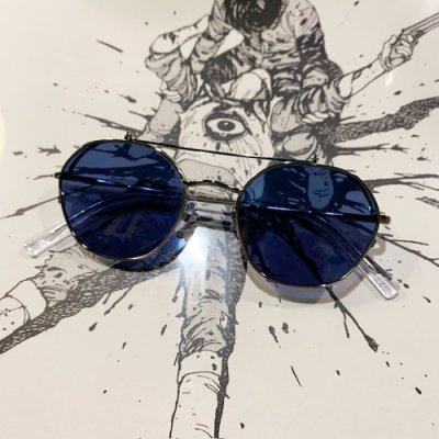 画像1: {OWN} #17 (SILVER×NAVY)