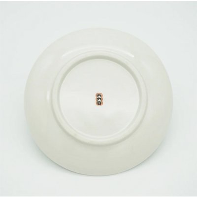 画像3: {九九谷} ５寸 丸皿（鶴亀）Kads MIIDA & 野坂 稔和