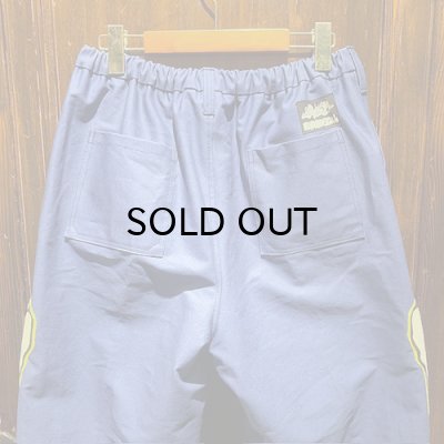 画像4: {NO MAD NUMSKULL} ORIGINAL PATTERN LONG PANTS / "FELT PATCH BONE" / BLUE