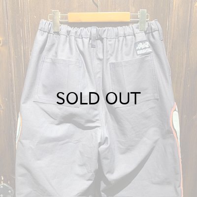 画像4: {NO MAD NUMSKULL} ORIGINAL PATTERN LONG PANTS / "FELT PATCH BONE" / GRAY