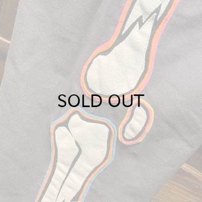 画像5: {NO MAD NUMSKULL} ORIGINAL PATTERN LONG PANTS / "FELT PATCH BONE" / GRAY