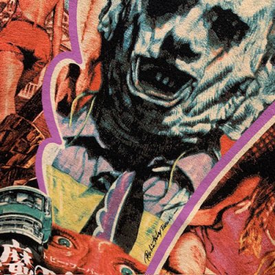 画像3:  {EROSTIKA} “THE TEXAS CHAINSAW MASSACRE” T-Shirt Poster Art version