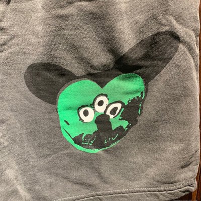 画像3: {NO MAD NUMSKULL} "HALLUCINATION CLUB" Sweat Shorts (SUMI)