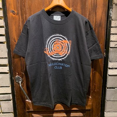 画像1: {Satoshi Ito} "HALLUCINATION CLUB" S/S T-SHIRTS (BLACK)
