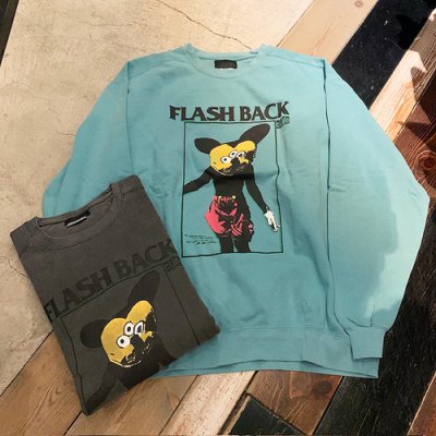 画像1: {NO MAD NUMSKULL} "HALLUCINATION CLUB" FLASH BACK SWEAT