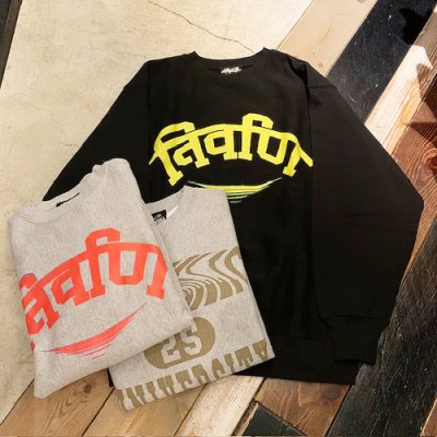 画像1: {NO MAD NUMSKULL} "HALLUCINATION CLUB" COLLEGE SWEAT