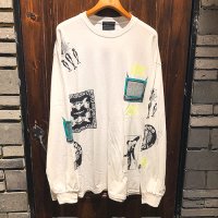 {NO MAD NUMSKULL} "HALLUCINATION CLUB" MULTI L/S T-Shirts