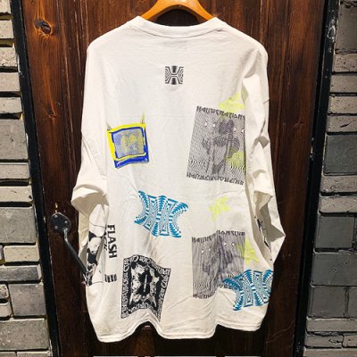画像2: {NO MAD NUMSKULL} "HALLUCINATION CLUB" MULTI L/S T-Shirts