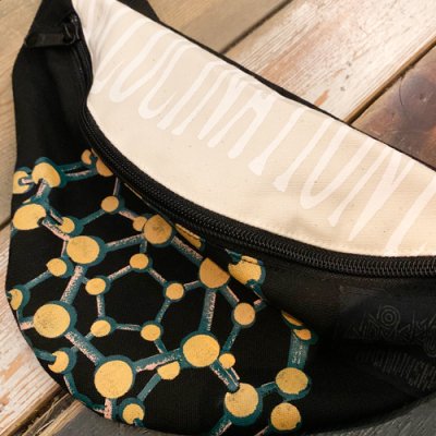 画像2: {Satoshi Ito×NO MAD NUMSKULL} ORIGINAL PATTERN WAIST POUCH