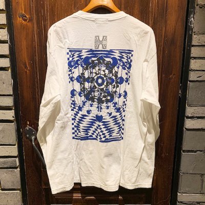 画像2: {Satoshi Ito × NO MAD NUMSKULL} "FLASH BACK" MULTI L/S T-Shirts (WHITE)