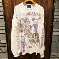 {NO MAD NUMSKULL} "FLASH BACK" MULTI L/S T-Shirts (WHITE)