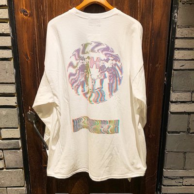 画像2: {NO MAD NUMSKULL} "FLASH BACK" MULTI L/S T-Shirts (WHITE)