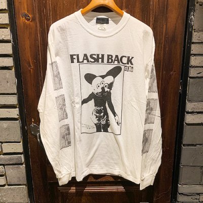 画像1: {NO MAD NUMSKULL}  FLASH BACK L/S T-Shirts (WHITE)