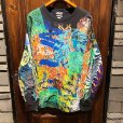 画像1: {NO MAD NUMSKULL} SPECIAL MULTI PRINT L/S T-SHIRTS (BLACK) (1)