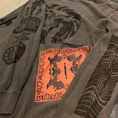 画像3: {NO MAD NUMSKULL} "HALLUCINATION CLUB" L/S T-SHIRTS (SUMI)