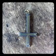 画像1: {HANG} CHARLIE REVERSE CROSS PENDANT HEAD / German Silver×Brass (1)