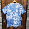 画像2: {FLYOVER} 藍染 OPEN魚 short sleeve Tee (2)