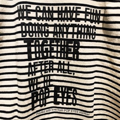 画像4: {POP EYES} CRAZY BORDER Tee SS