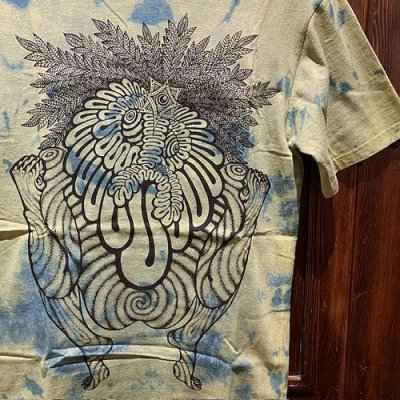 画像3: {FLYOVER} 藍染 JAMBO short sleeve Tee