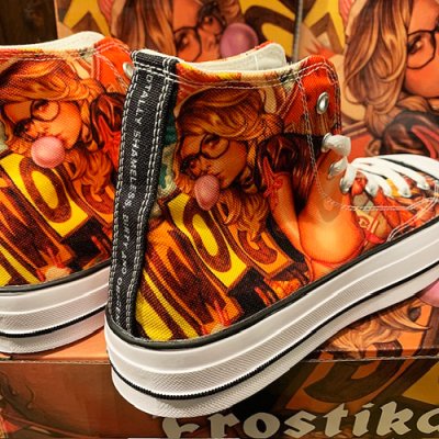 画像3: {EROSTIKA} “Roller Girl GT” high cut sneakers