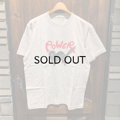 画像1: {FLYOVER} POWER猫 short sleeve Tee
