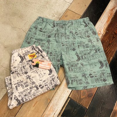 画像1: {MONSTOR TIMES} "MONSTOR INSTRUCTIONS" Short Pants