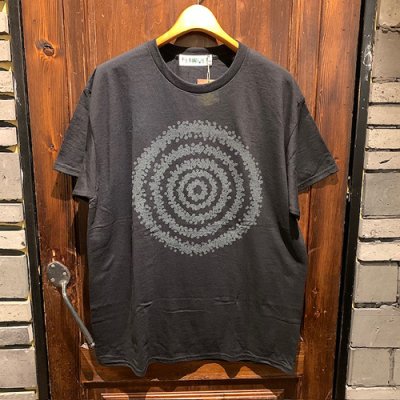 画像1: {FLYOVER} ボワボワ幾何学 short sleeve Tee
