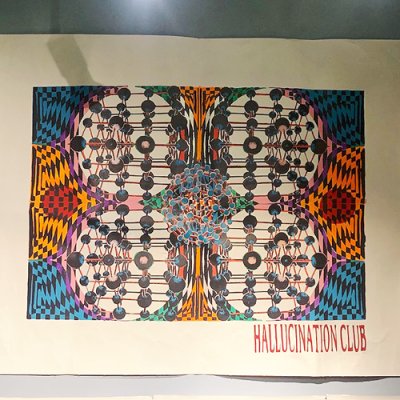 画像1: {Satoshi Ito} "HALLUCINATION CLUB" Canvas BIG Poster 
