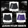 画像1: {SKULL SKATES} SKULL 4 LOGO NYLON SHORTS (1)