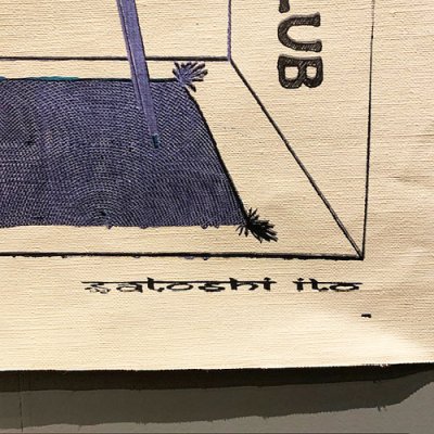 画像3: {Satoshi Ito} "One Room" Canvas Poster 02